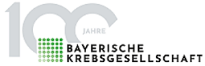 Logo 100 Jahre Bayerische Krebsgesellschaft